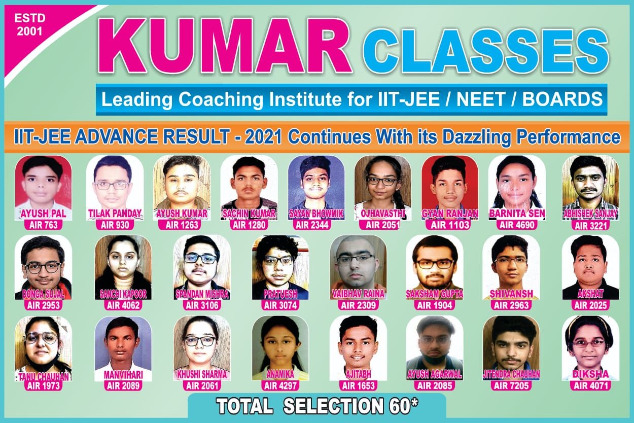 Kumar Classes result 2021